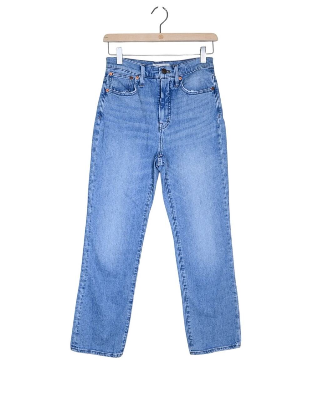 Madewell Women's 25 Slim Demi Boot High Rise Jean